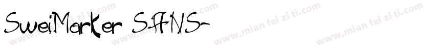 SweiMarker SANS字体转换
